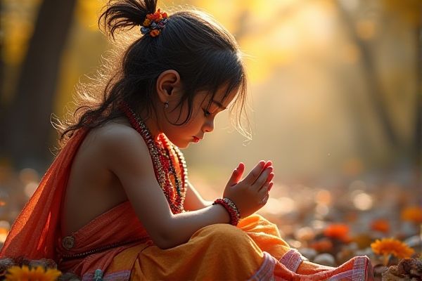 Prayer for Krishna in Hindi
